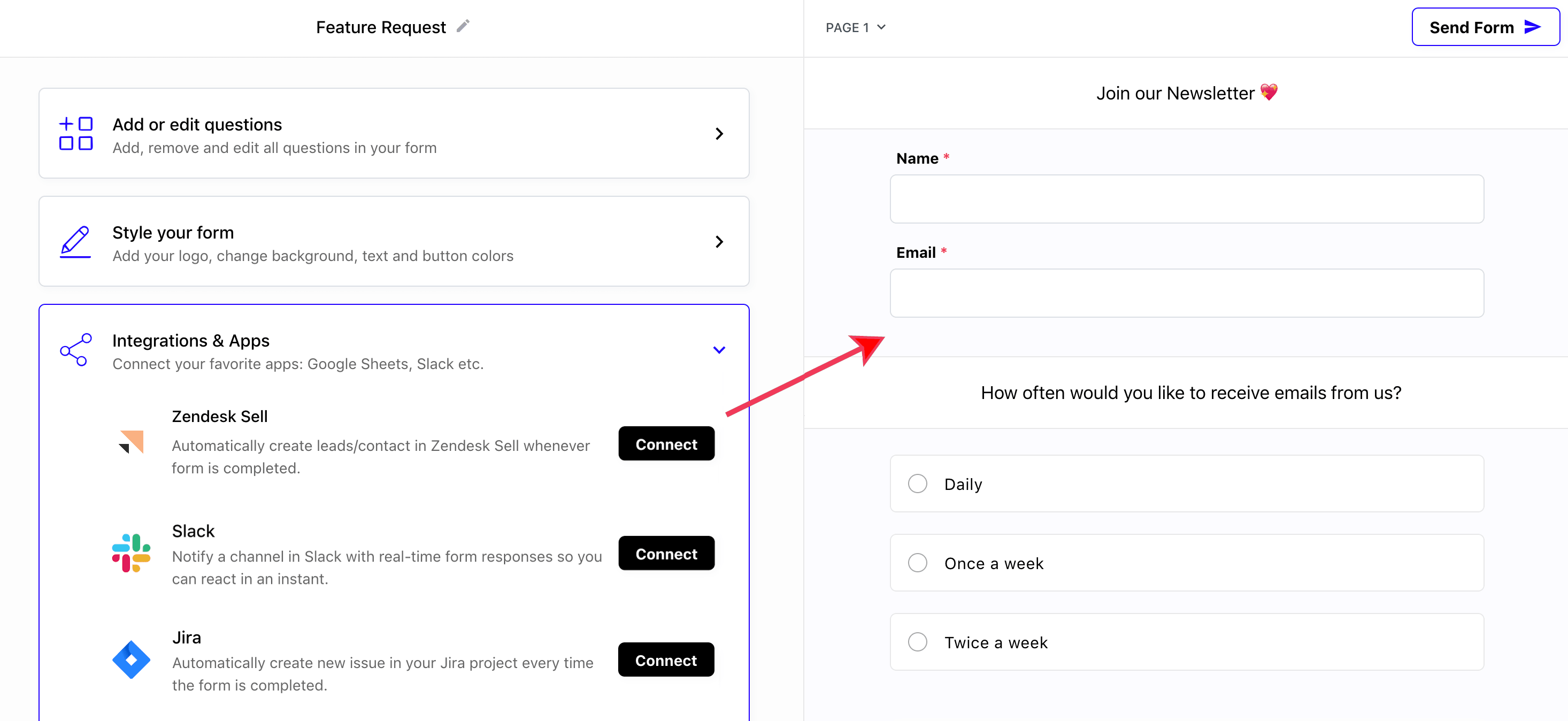 Zendesk Sell NativeForms